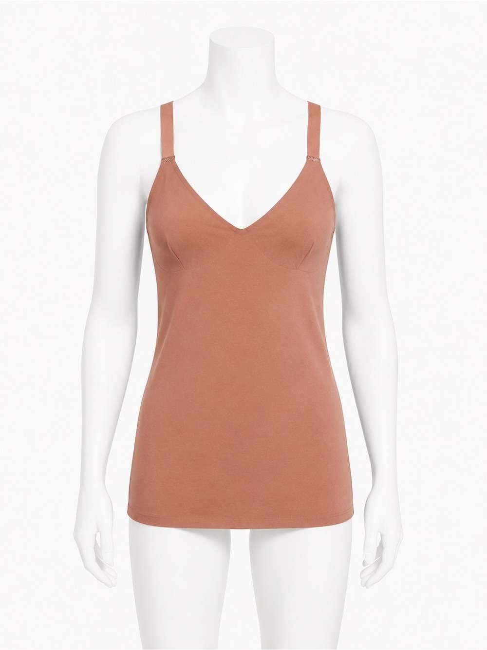 Knix LuxeLift V-Neck Tank Top Cami Shaper Nude M